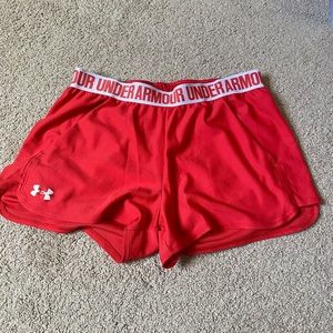 Under Armour shorts!